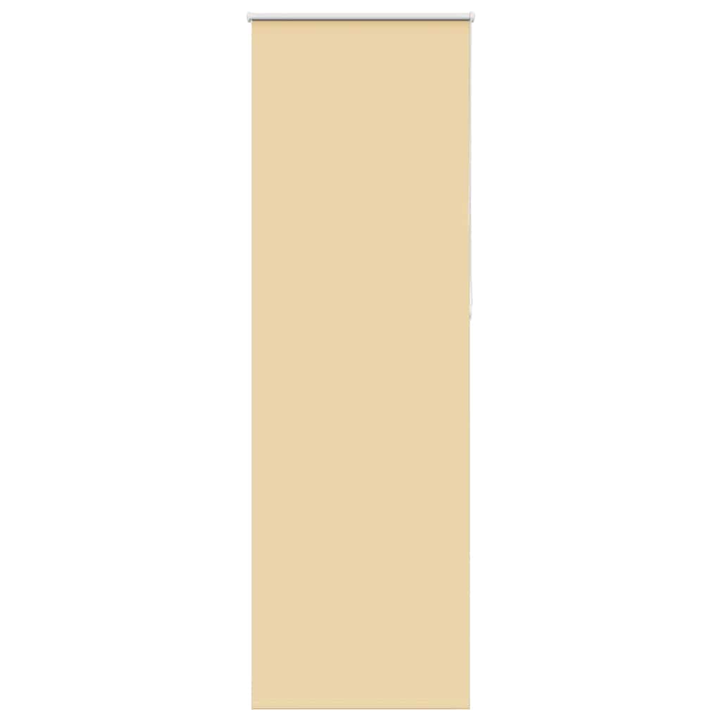 Roller Blind Blackout Beige 75x210 cm Fabric Width 70.7 cm Polyester